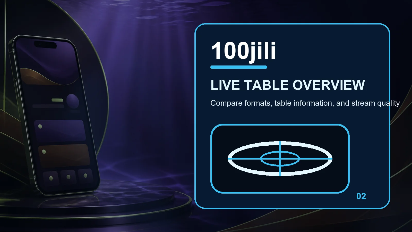 100jili live casino full-width visual guide 2